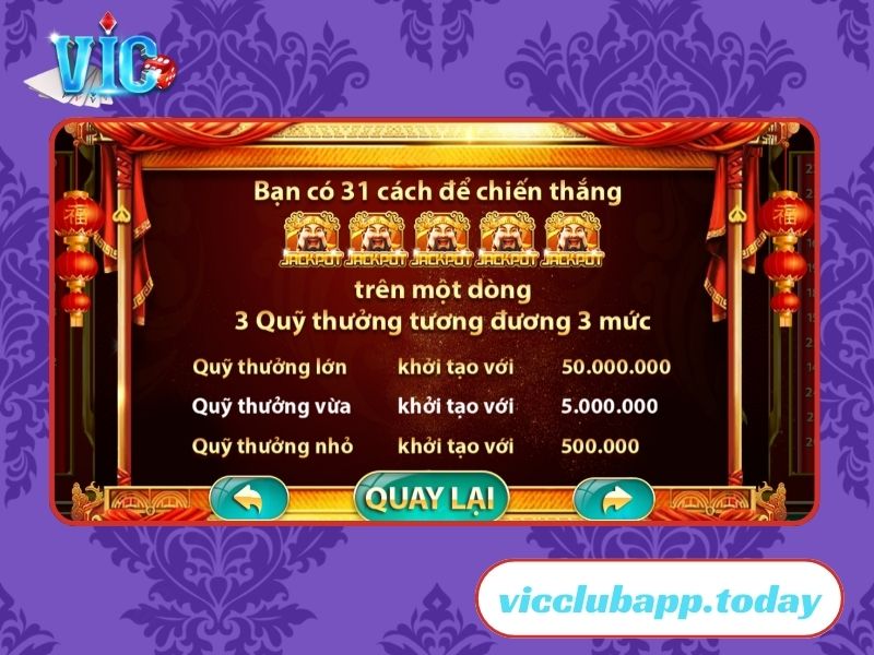 Quỹ thưởng game Thần Tài cơ bản