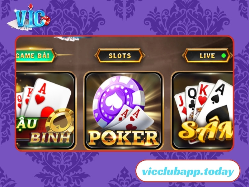 Game poker tại cổng game Vic Club