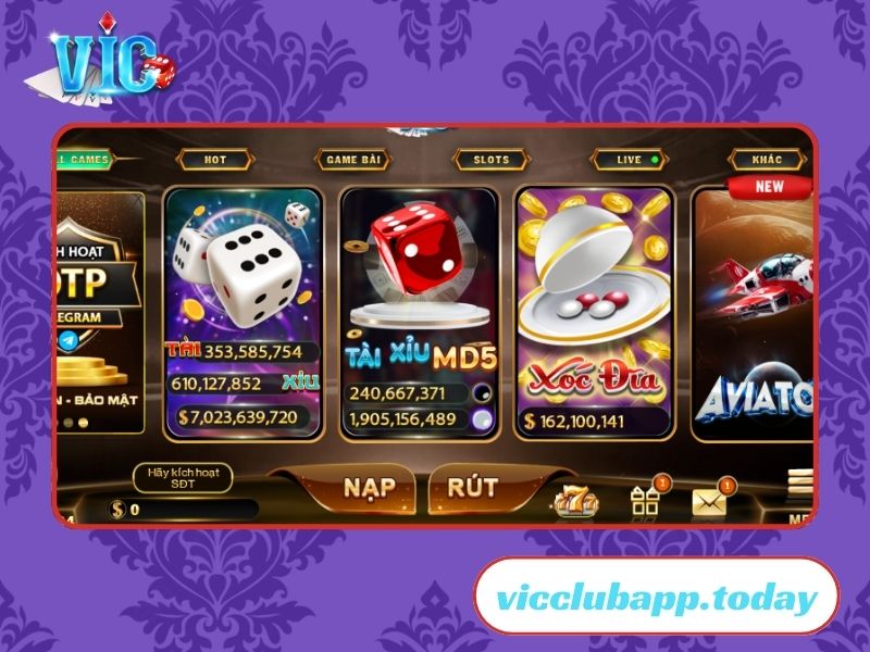 Trải nghiệm thỏa thích khi có tài khoản Vic Club