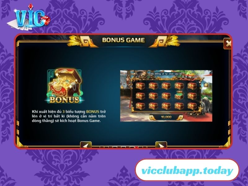 Bonus Game - Tính năng thú vị hothit tại Vic Club